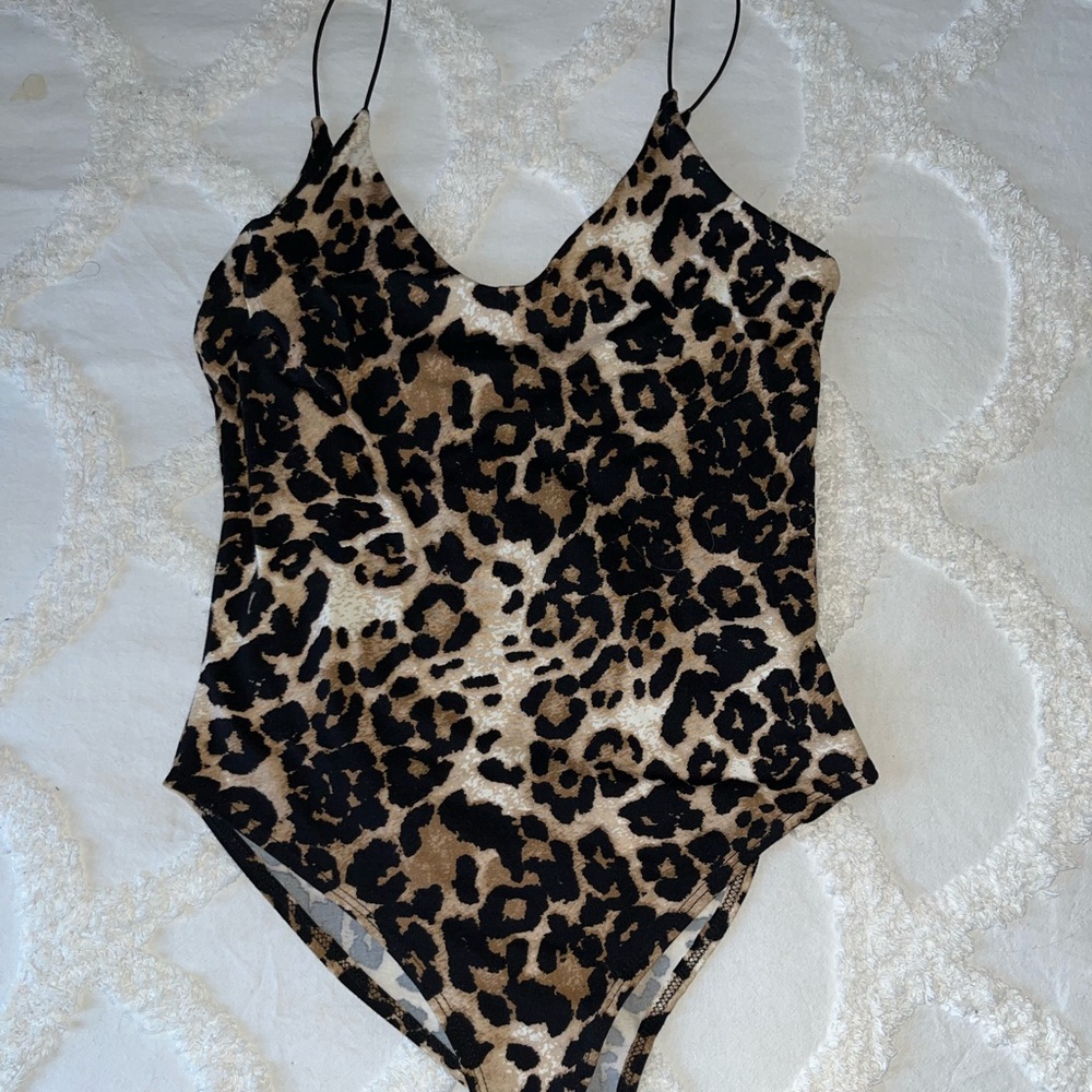 Animal Print Sexy Bodysuit